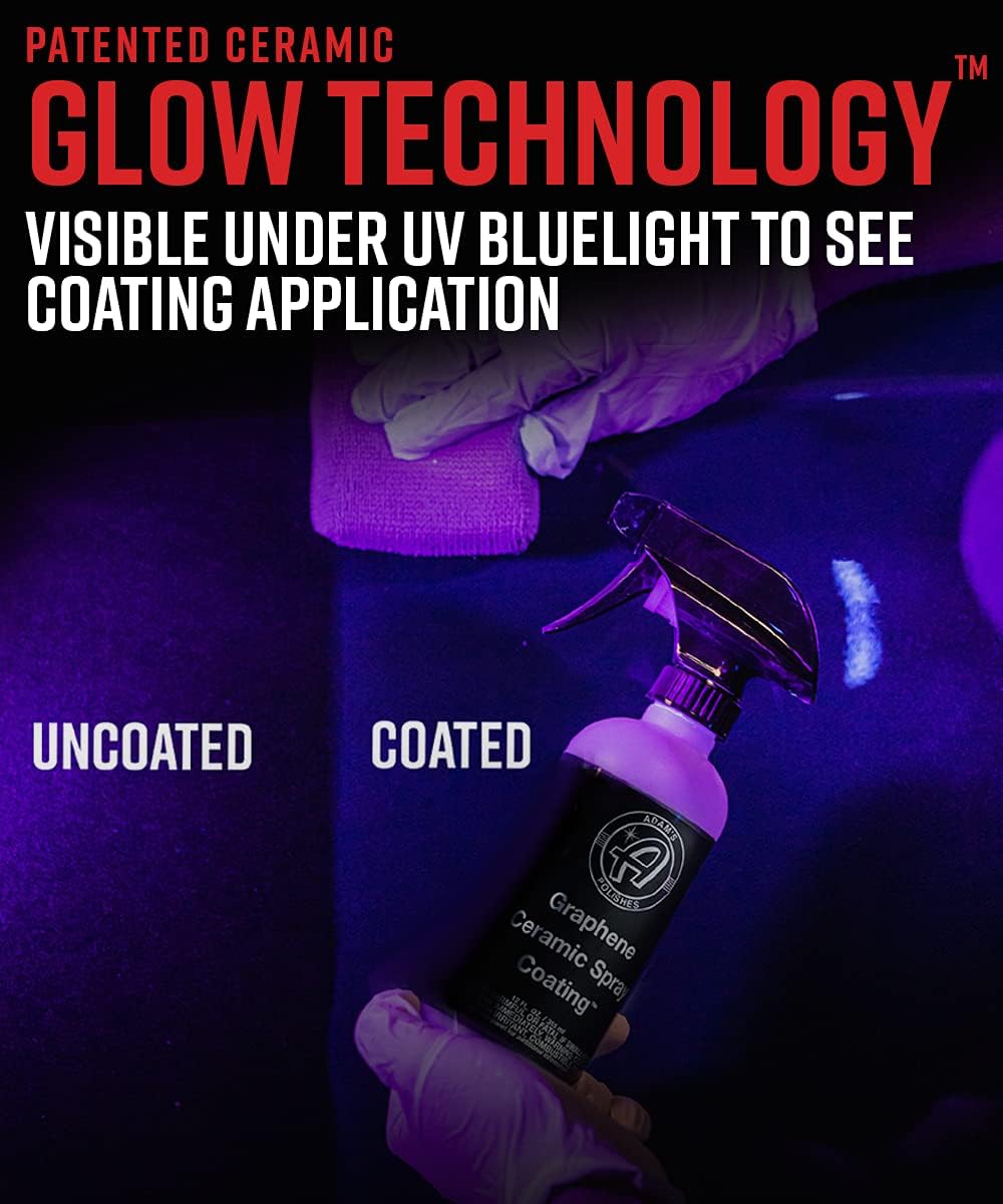 Adam's Polishes Graphene Ceramic Spray Coating - Sprayable Graphene Oxide Ceramic Coating for Cars, Boats, RV's & Motorcycle | Adds Extreme Gloss, Depth, Shine & Protection