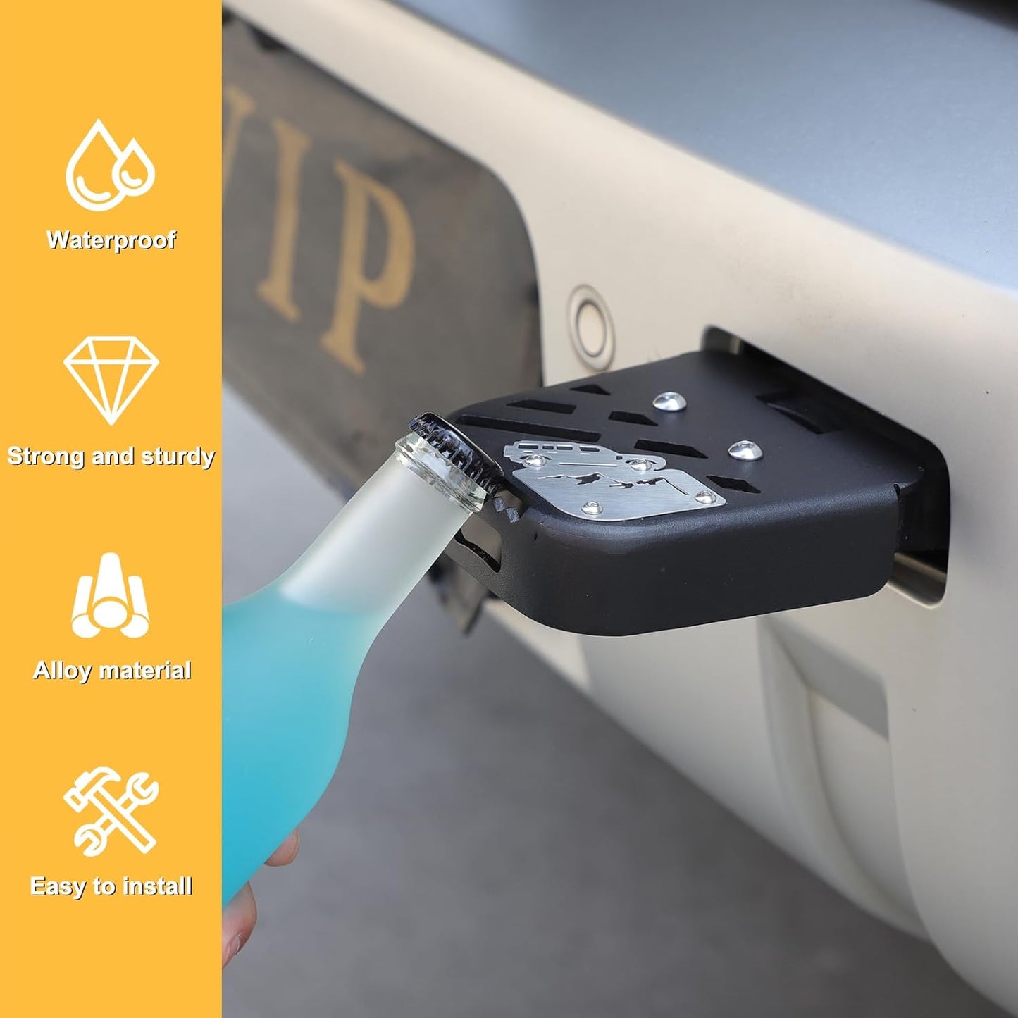 Rear Tow Towing Hook Foot Pedal for L@nd Rover Defender 90 110 130 2020-2025, Car Trailer Hook Carbon Steel Trailer Ring Accessories (Style B)