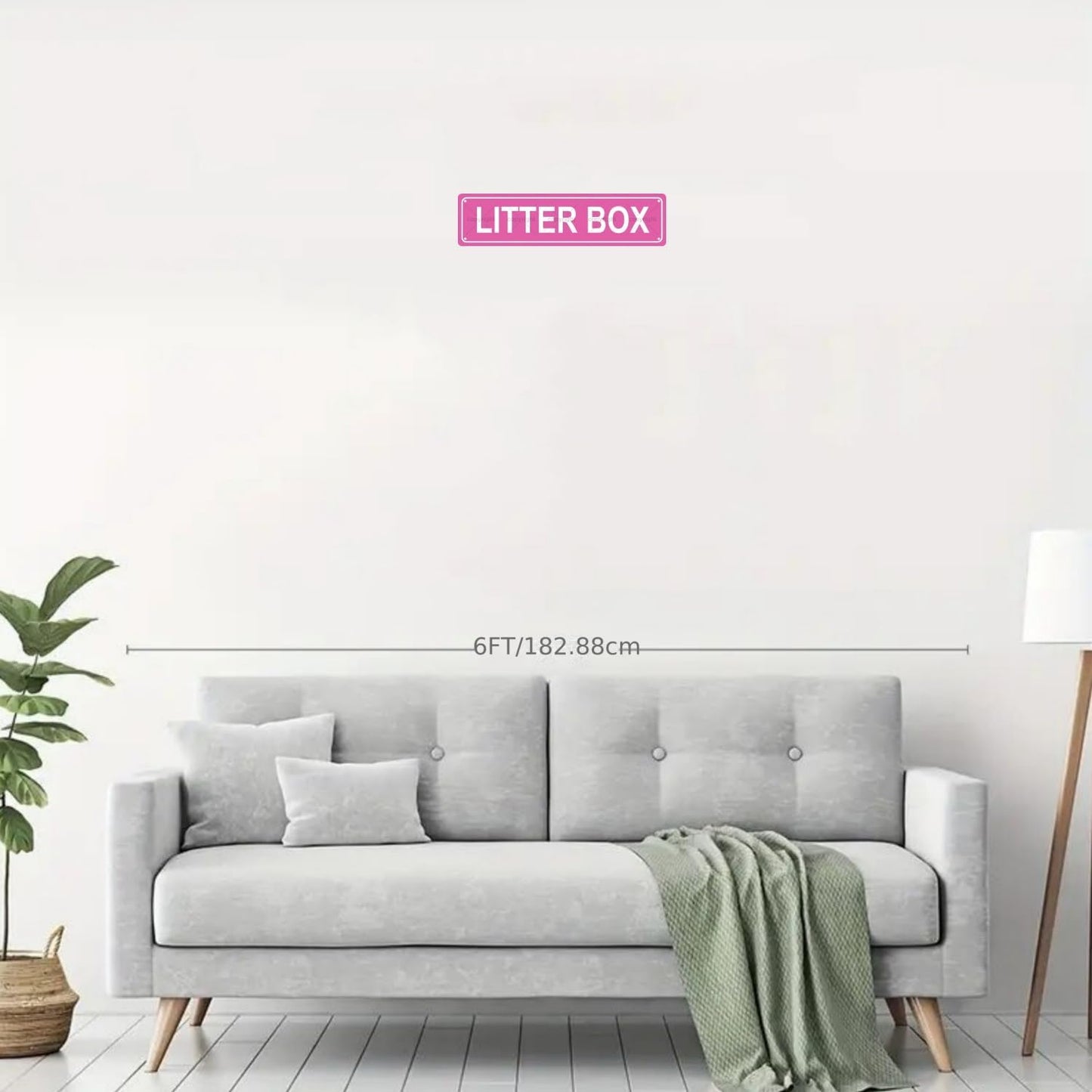 LITTER BOX Space Metal Tin Street Sign Bar Cafe Garage Cave Home Room Wall Bathroom Farmhouse Garden Porch Patio Decor, 16 x 4 Inch