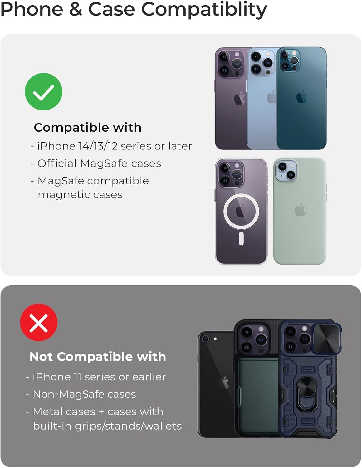 iOttie Velox Magnetic Wireless Car Mount for MagSafe iPhones - Charger Included. Compatible with iPhone 12 to 15 Series