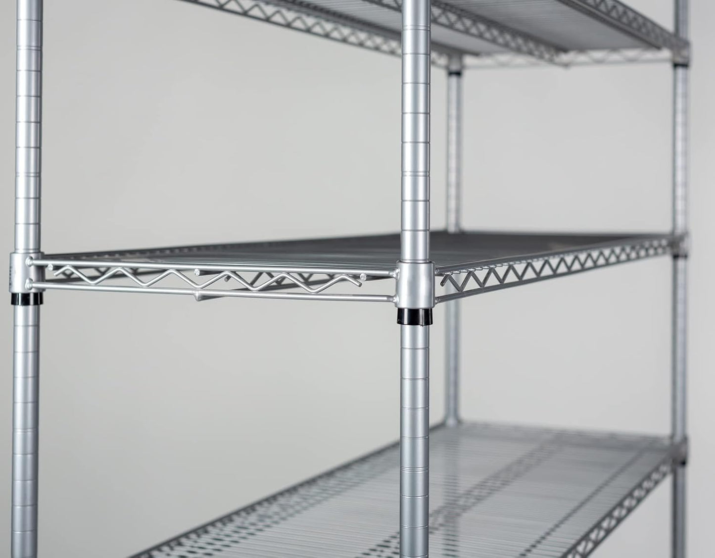 Omega 30" Deep x 48" Wide x 63" High 3 Tier Gray Starter Shelving Unit