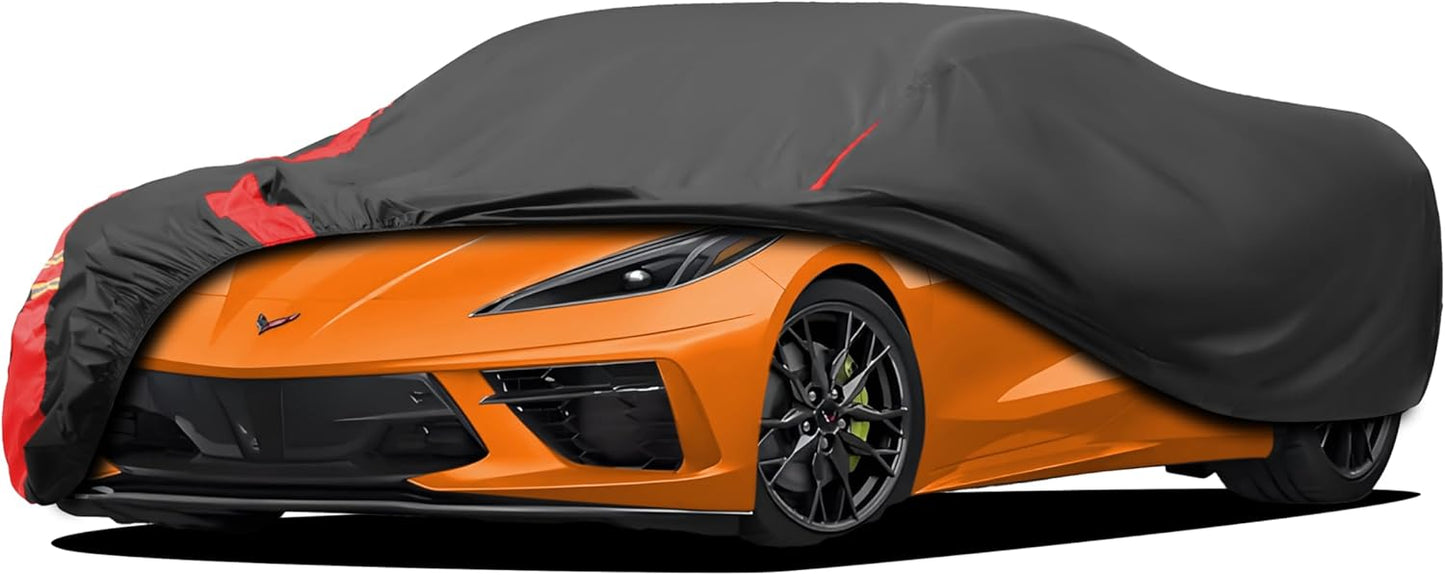 Waterproof All Weather Outdoor Rain Snow Sun Protection Cover，Car Cover for Dodge Charger 2006-2025, Custom Fit Full Exterior Sports car Cover