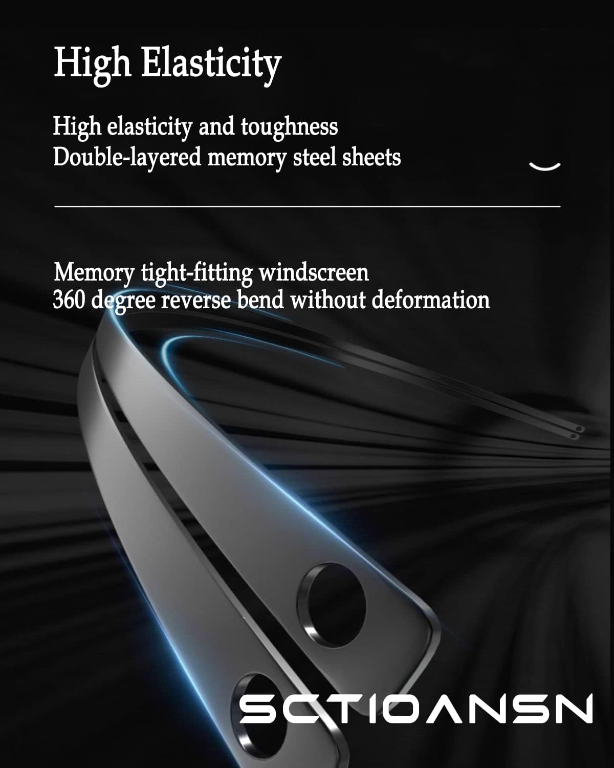 3 Wipers Set for 2008 2009 2010 2011 2012 Ford Escape, Windshield Wiper Blades Original Equipment Replacement Front and Rear- 20"/20"/12" (Set of 3) Pinch Tap