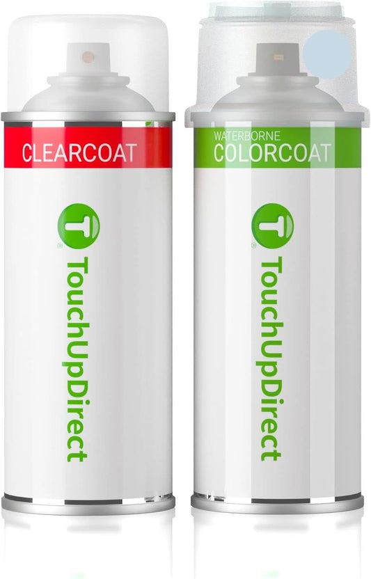TouchUpDirect 781 Sea Glass Pearl Compatible with Toyota Exact Match Touch Up Paint Aerosol - Essential Kit