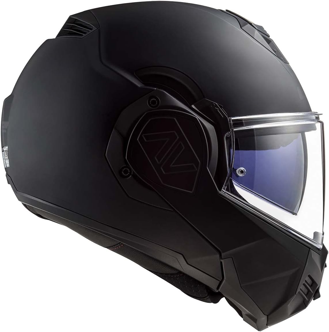 LS2 Helmets Advant Modular Helmet with Integrated Cardo 4X Bluetooth (Noir Matte Black - X-Large)