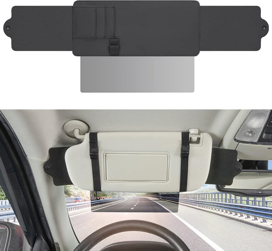 JoyTutus Polarized Sunshade Extender for Car with Polycarbonate Lens, Adjustable Sun Visor Extender Anti-Glare, Safe Driving, Window Sun Visor for Car