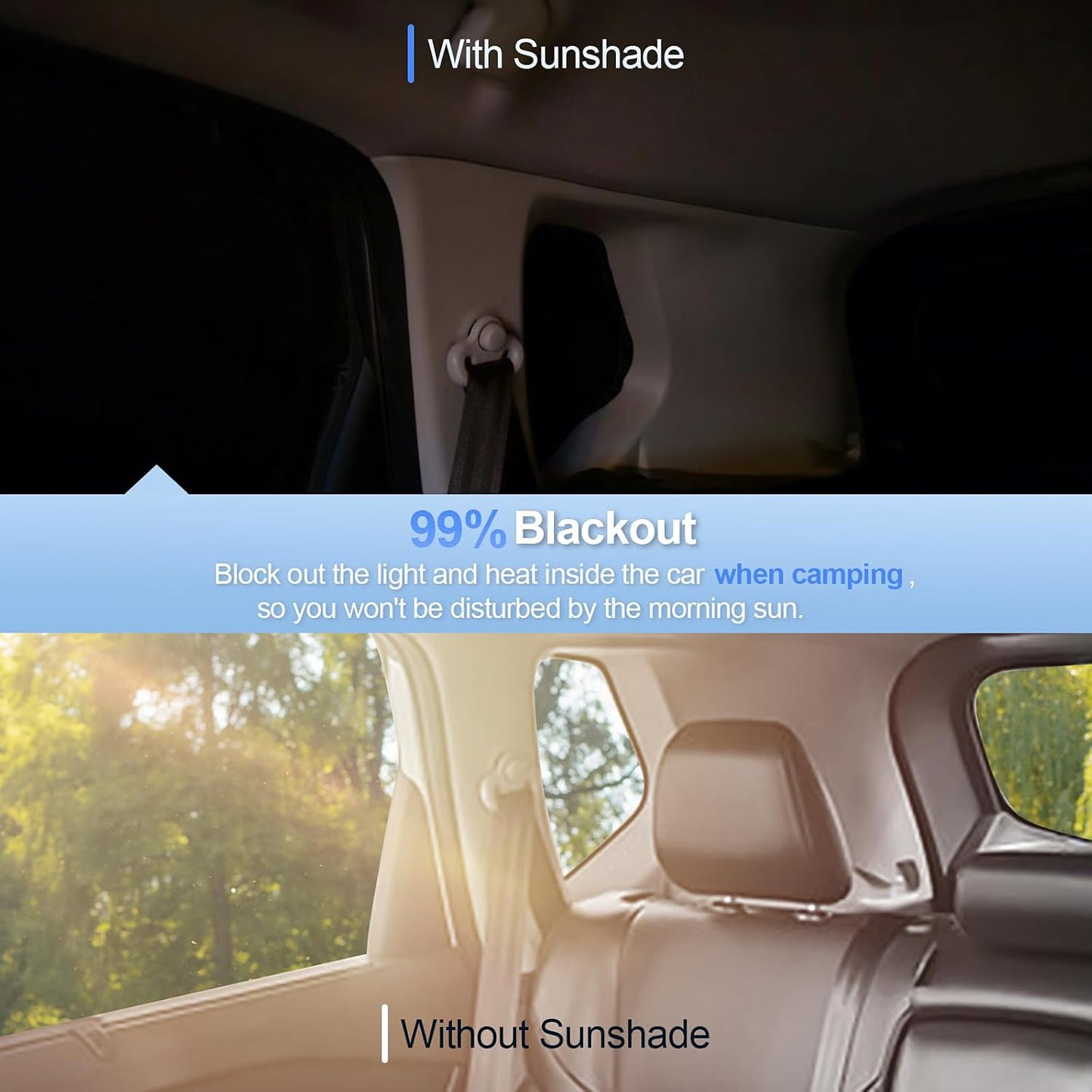 6pcs Car Window Shades for Hyundai Elantra2021-2024 2025 Accessories,Windshield Side Rear Full Sunshade,Sun Visor UV Blocking, Privacy Protection and Blackout for Camping Outdoor