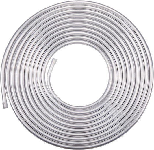 1/4" OD Aluminum Hard Fuel Line Hardline Tube Tubing Coil 16 Feet Roll