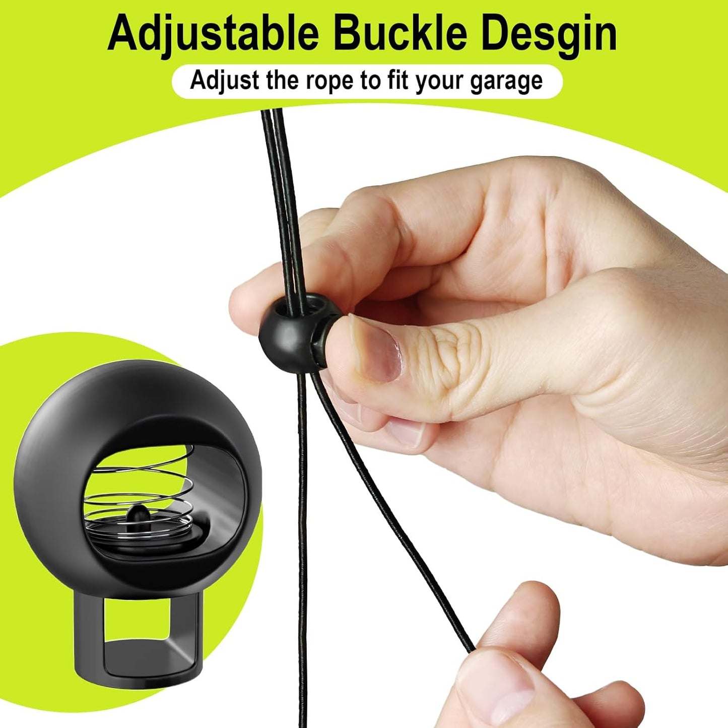 Garage Parking Aid Ball, Parking Guide System for Car Accessories, Stop Indicator, Parking Assist Ball, Aid-Parking Kit, Garage Car Stopper, Pack of 2