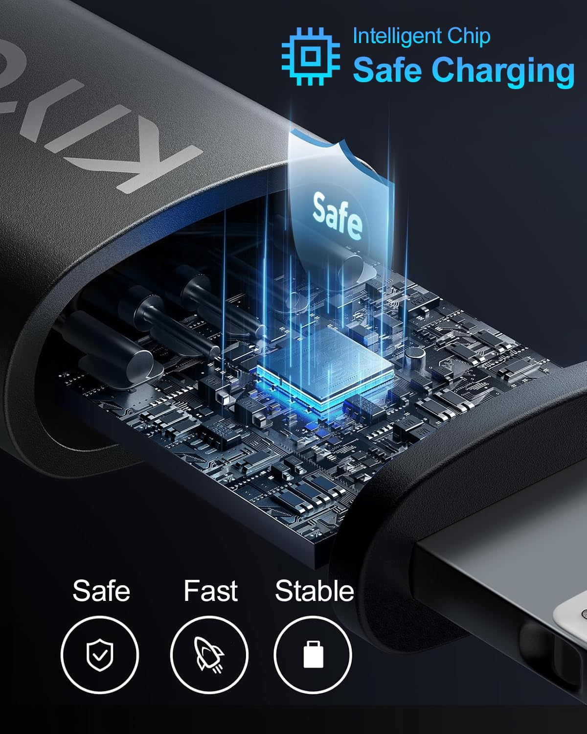 USB C to USB C Cable Coiled 3FT 2Pack, Braided Type C Charger for Car 66W Fast Charging Cord Compatible with iPhone 16 15, iPad, Samsung Galaxy, Google Pixel, Moto, LG, TCL Phones