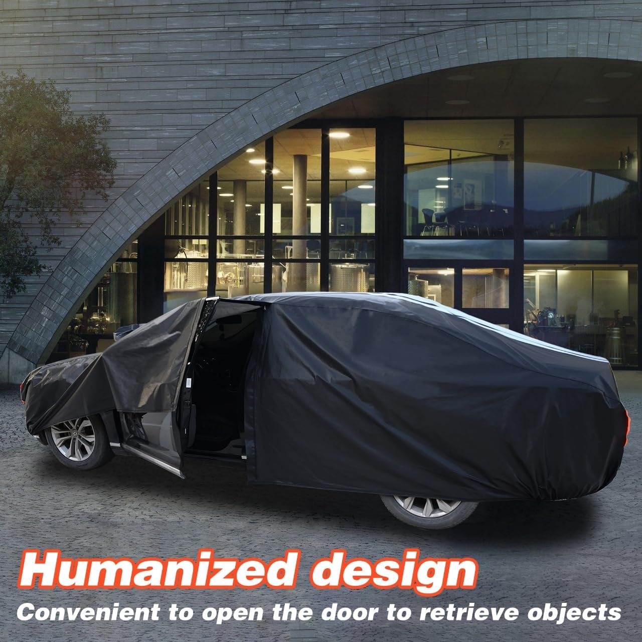 Subaru Ascent Car Cover 100% Waterproof All Weather, Gift with Towel, 10 Layers SUV Car Cover Custom Fit 2018-2025 Subaru Ascent, Full Exterior Covers Rain Sun UV Protection with Door Zipper.