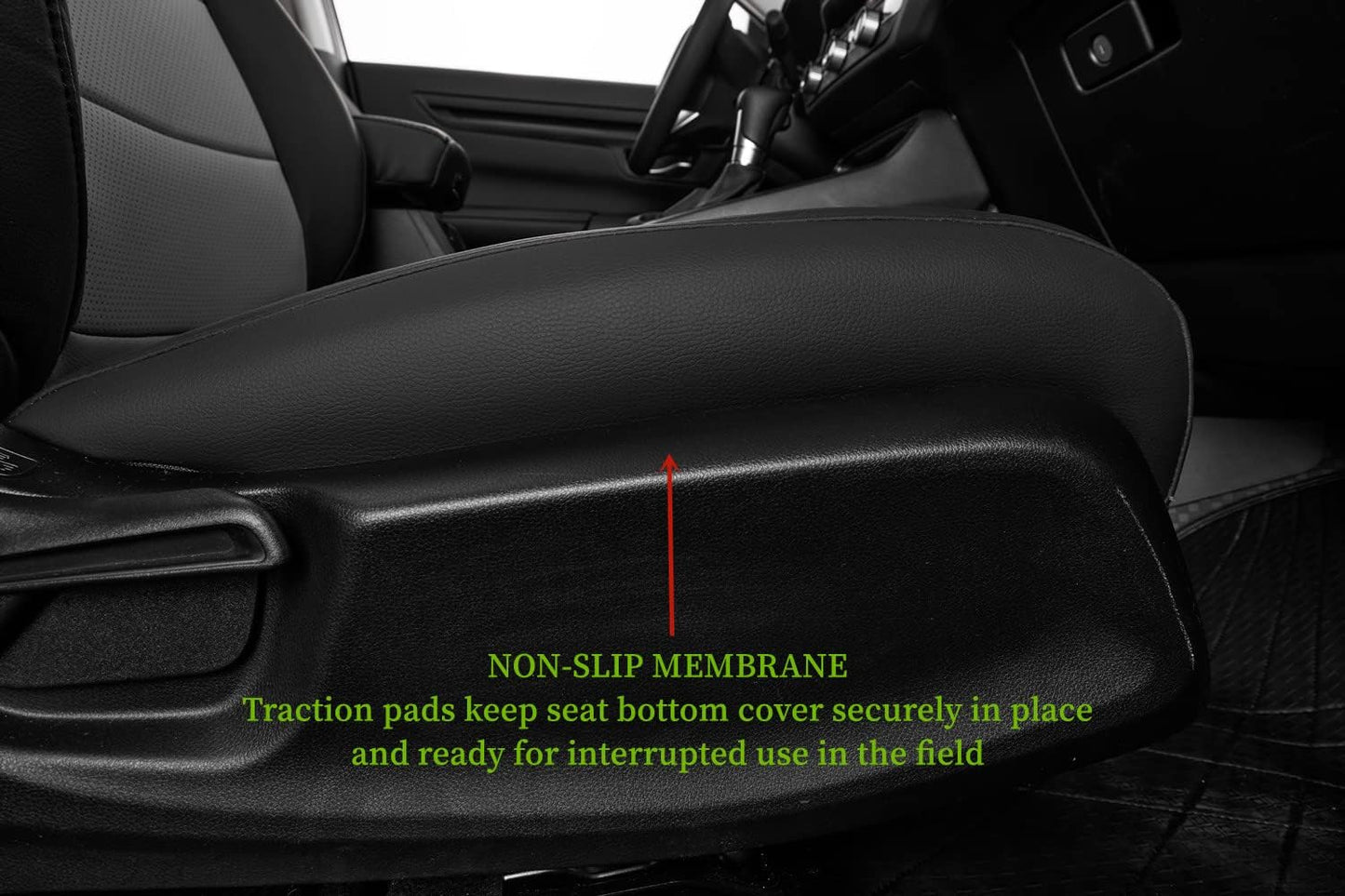 coverdream Custom Seat Covers Compatible with Select Honda CRV 2012 2013 2014 Models - Leatherette (Black/Gray,Full Set)