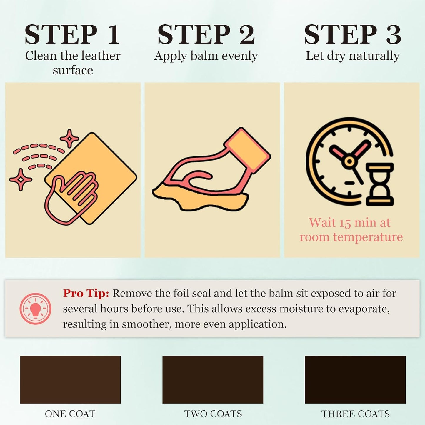 Leather Color Restorer, Recoloring Balm, Scratch Remover, Dye, Paint, Repair Kit for Furniture, Couches, Car Seats, Shoes, Bags, Tan