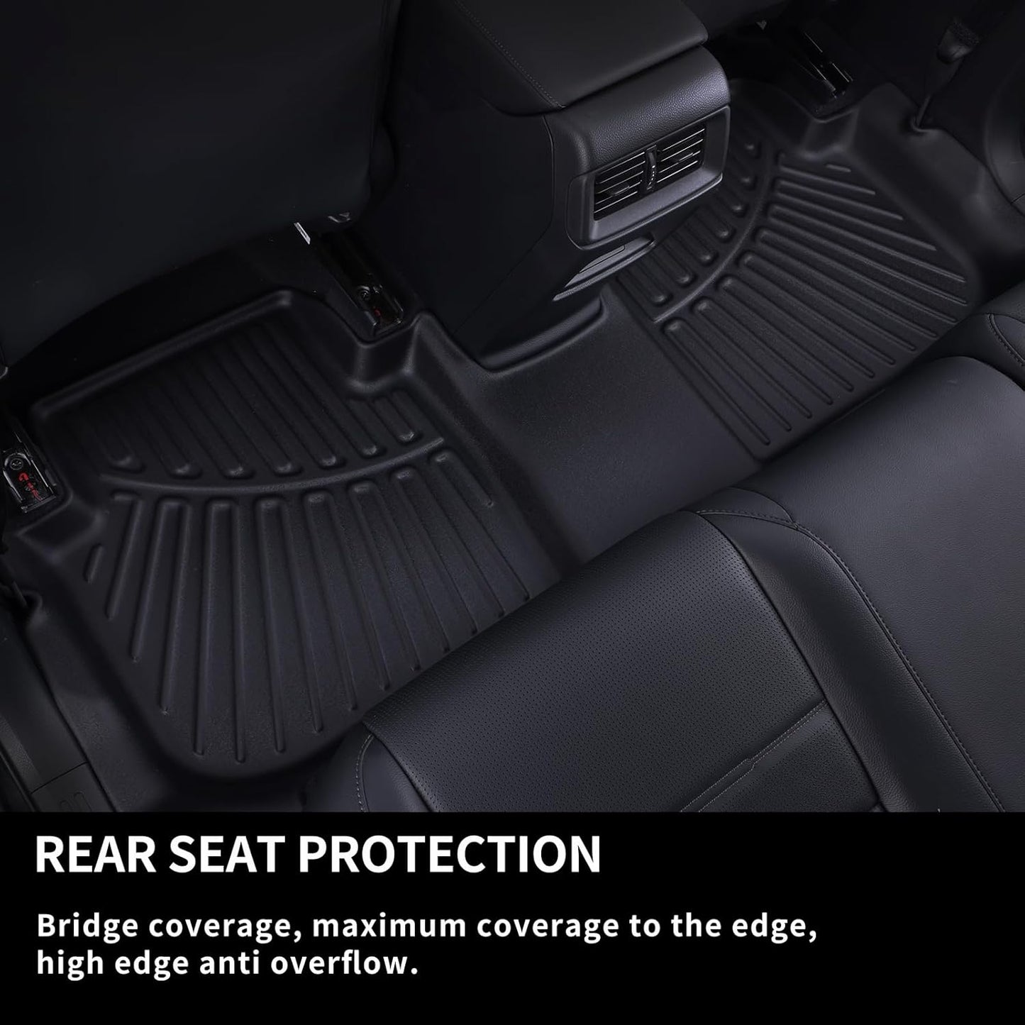 Floor Mats & Trunk Mat for All-New 2025 Cadillac Optiq,TPE All Weather Protection 2 Rows Car Floor Liners with Cargo Liner Accessories