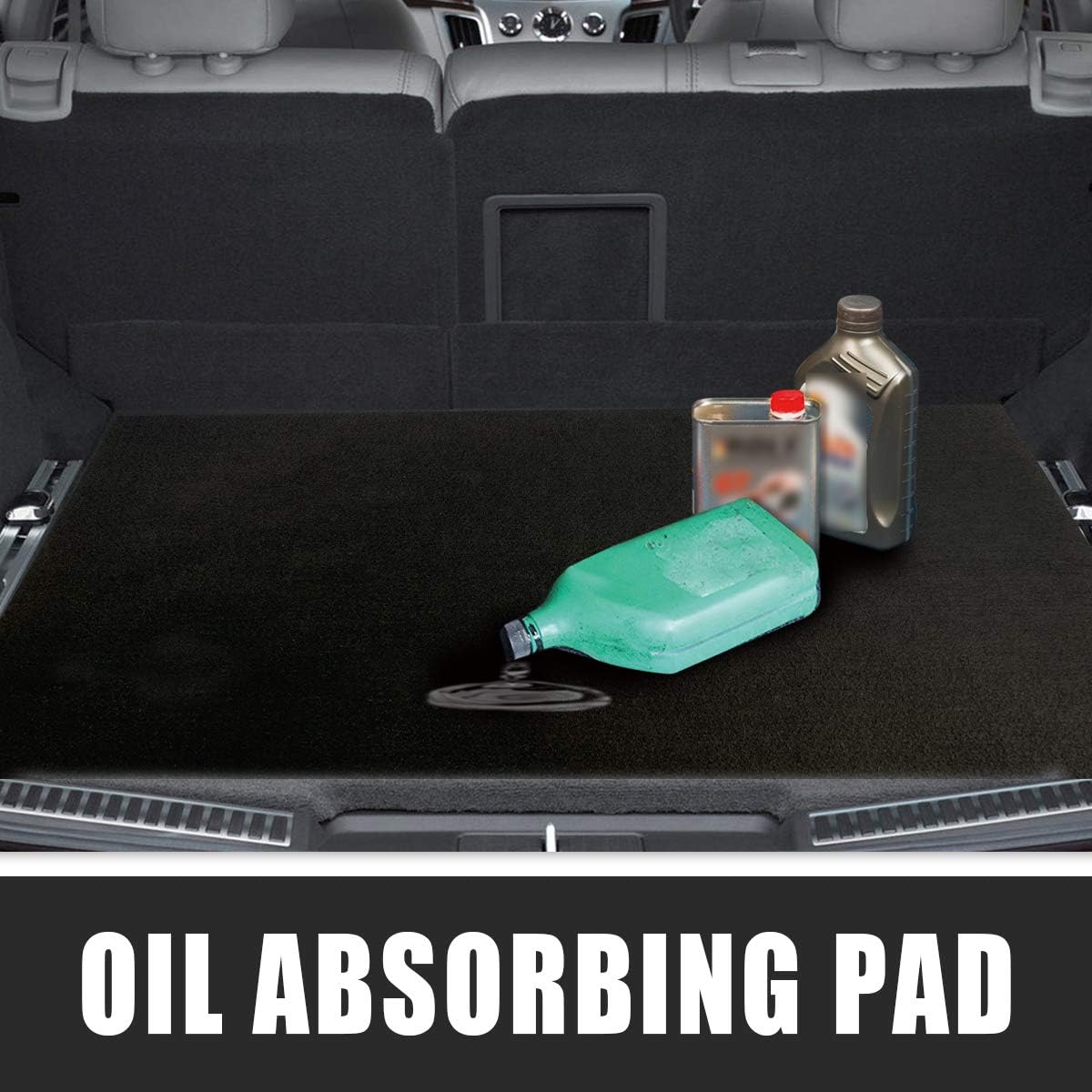LINLA Premium Absorbent Oil Mat Contains Liquid Garage Floor Mat, Reusable, Washable, Protects Garage Floor or Driveway Surface, Shop,Parking, 7.4 ft x 20 ft