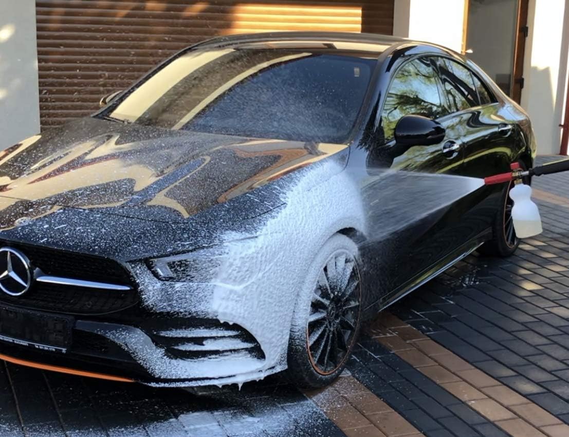 Wash Chems Pro 100 Touchless Car Wash Detergent Soap Concentrate No Brushing 4L (Heavy-Duty) Commercial Grade Professional Auto Active Foam Cleaner