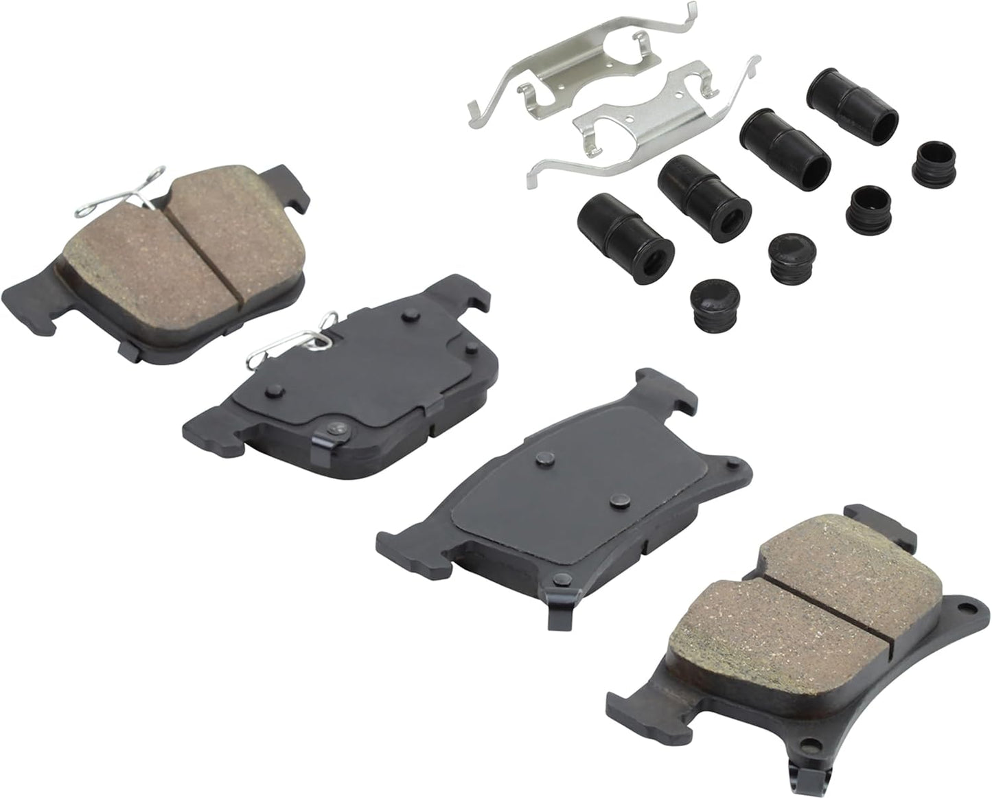 Premium Ceramic Rear Brake Pads (1001-1901C) Compatible with Chrysler Grand Caravan 2021-2023, Chrysler Pacifica 2017-2024, Chrysler Voyager 2020-2024