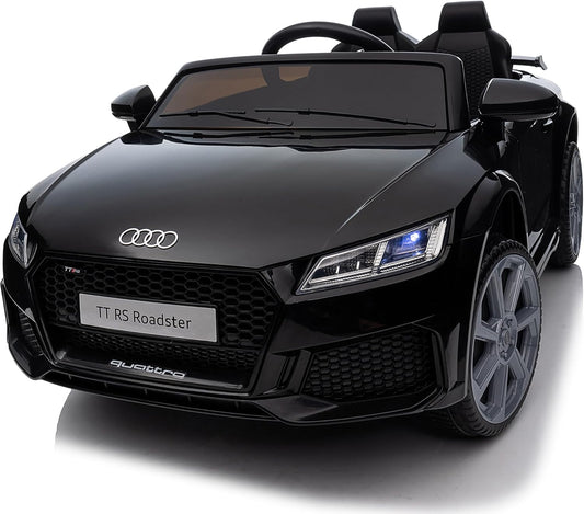 Electric Car for Kids, Licensed Audi 6V Kids Ride on Car Toy for Toddlers with Remote - Black