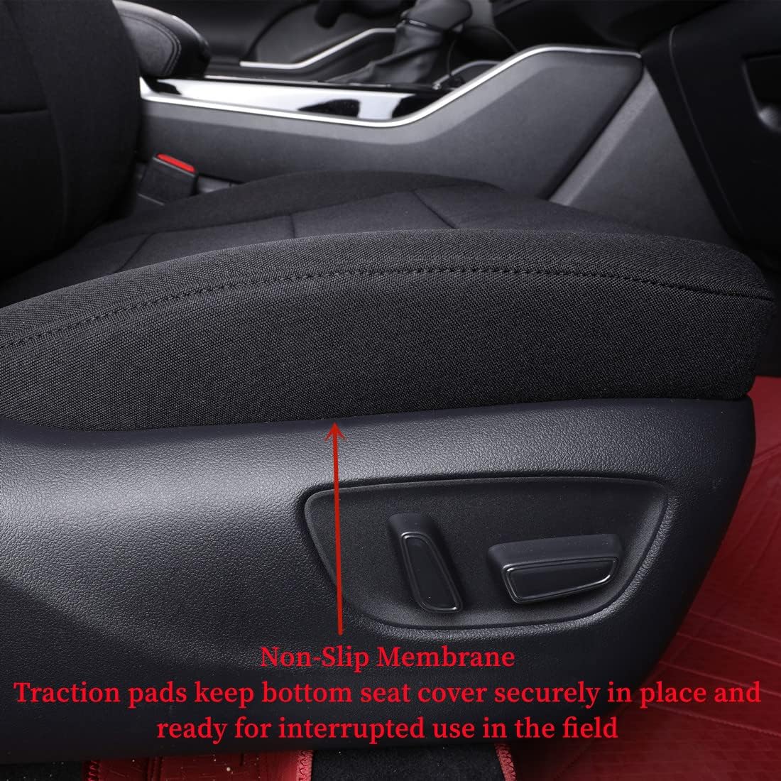 coverdream Custom Seat Covers Compatible with Select Toyota Camry Hybrid LE,Hybrid SE 2018 2019 2020 2021 2022 2023 Models (Black,Full Set)