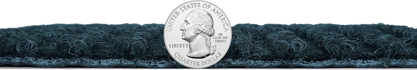 KOECKRITZ Heavy Duty Durable All Weather Indoor/Outdoor Non Slip Entrance Mat Rugs and Runners for Office Business Building Home Garage Front Door (6' x 14', Blue)