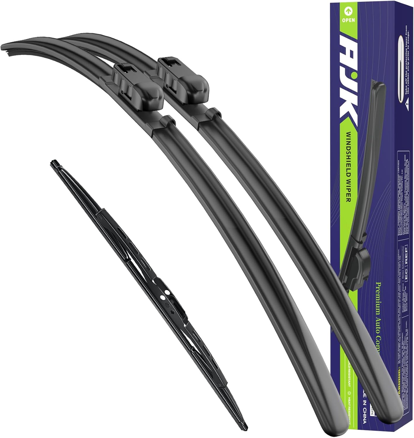 AJK Wiper Blades for Chevrolet Tahoe 2021 2022 2023 2024, 2 Piece All Weather OEM Quality Automotive Replacement Windshield Wiper Blades for My Car