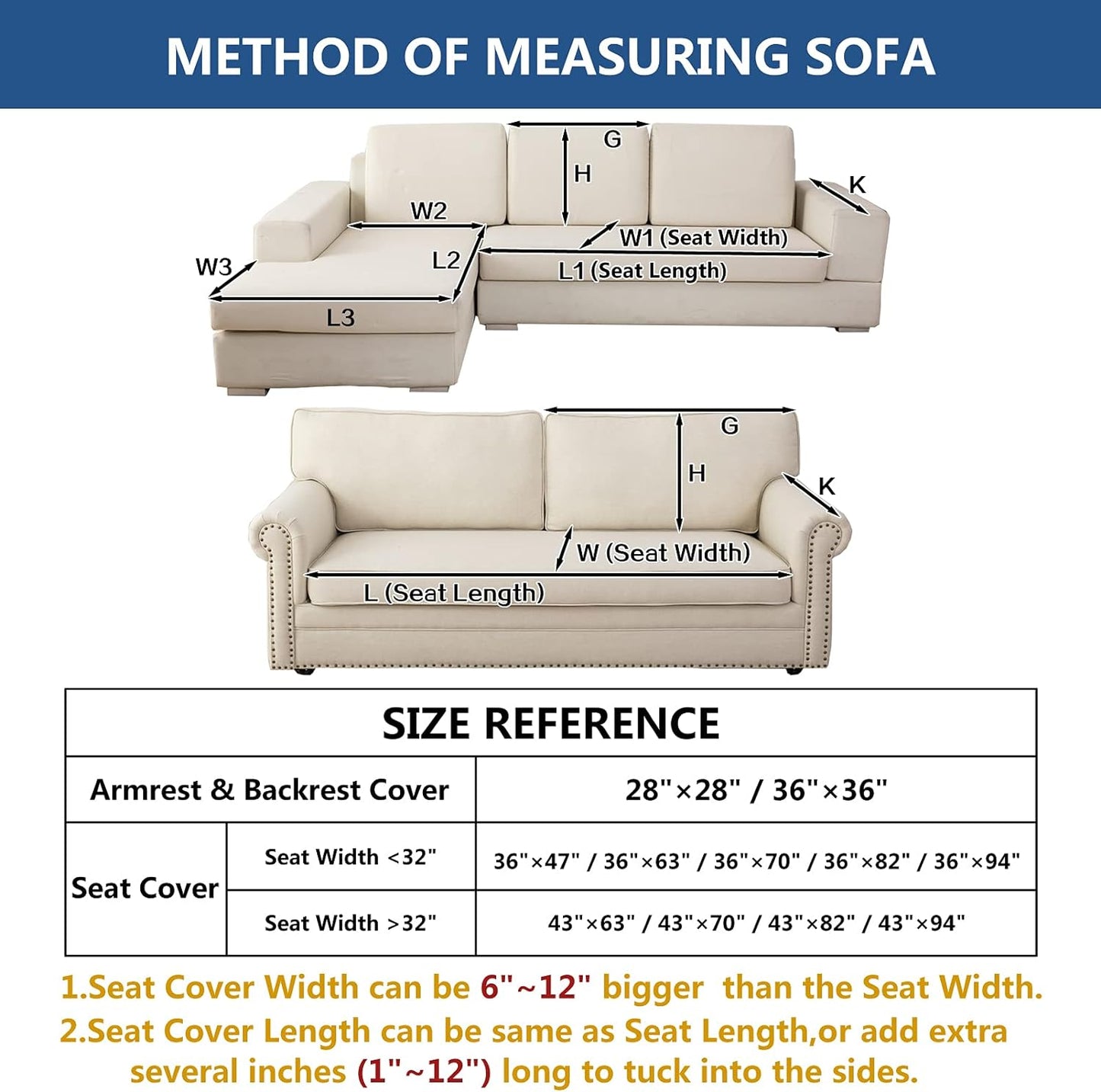 Eismodra Couch Cover,Sectional Couch Covers,Sofa Covers for 3 Cushion Couch,Anti-Slip Sofa Slipcovers for Dogs Cats Kids Loveseat Recliner L Shaped Armrest Backrest,Dark Gray 43''x70''(Only 1 Piece)