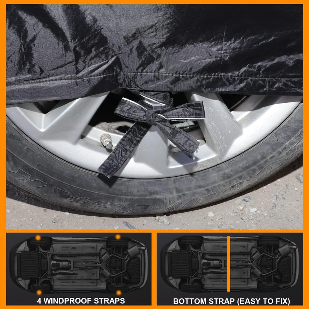 Custom Waterproof Car Cover Compatible with Toyota 4Runner 2003-2026 SUV/Crown Signia 2025 | All-Weather Cover with Cotton Lining | Heavy Duty Rain Sun Snow UV Covers for Outdoor Indoor