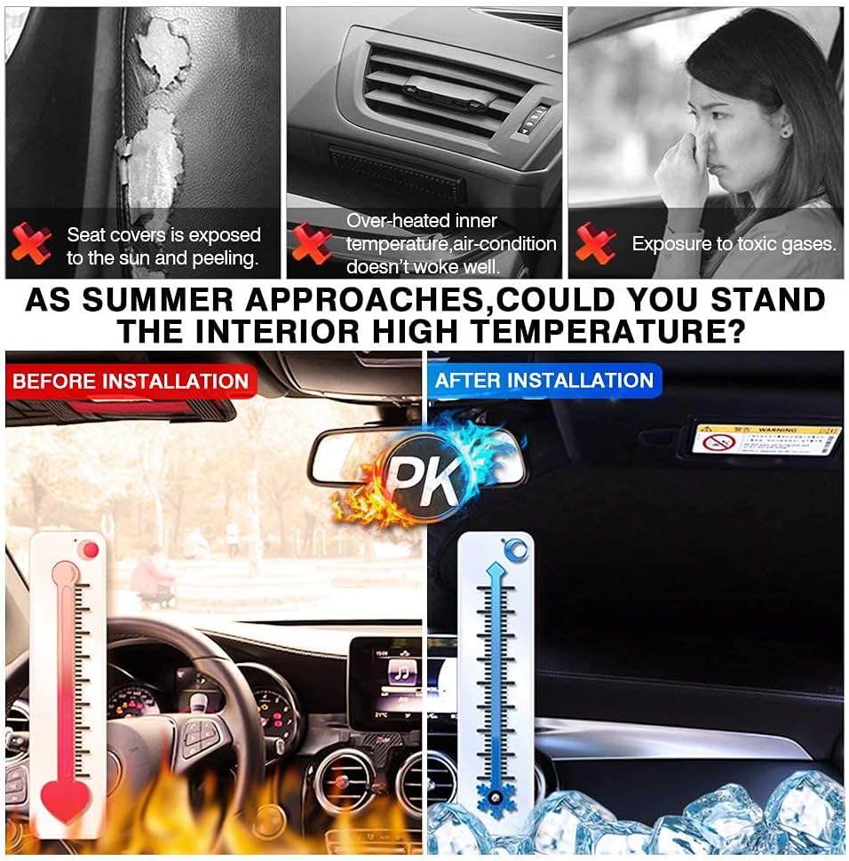 KUST Windshield Sun Shade for 2018-2023 Jeep Wrangler JL & 2/4 Door 4XE &2020-2023 Jeep Gladiator JT Front Window Sun Shade Sun Visor Protector Foldable Blocks UV Rays Keep Your Car Cool