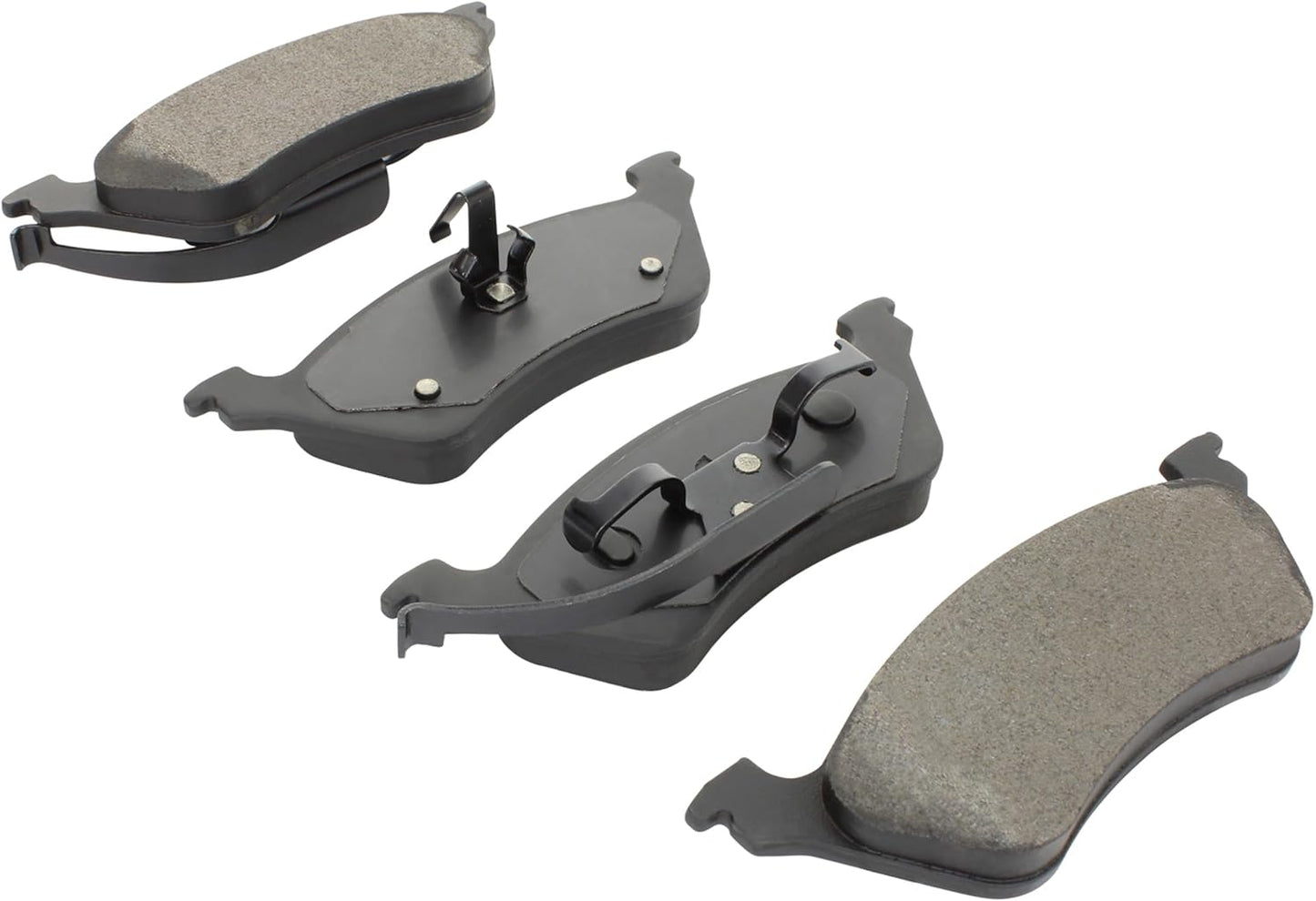 Premium Ceramic Rear Brake Pads (1001-0858C) Compatible with Chrysler Grand Voyager 2002-2001, Town & Country 2007-2001, Voyager 2008-2001, Dodge Caravan 2007-2001 & More