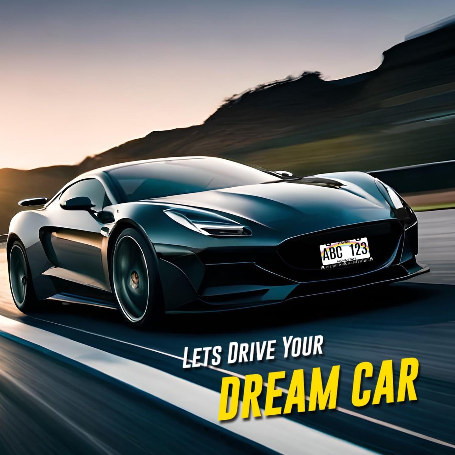 I Myself am Strange and Unusual License Plate Frame Personalise License Plate Holder Front and Rear Car Tags Stainless Steel Auto Parts Funny License Plate Men Women Decoration with Screws 12.2"x6.2"