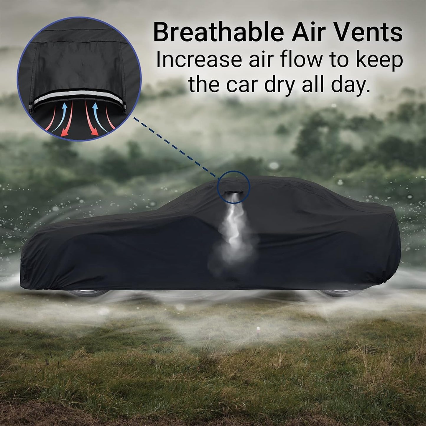 iCarCover Custom Car Cover Compatible with Charger 2006-2024, Waterproof All-Weather Rain Snow UV Sun Protector Full Exterior Indoor Outdoor Car Covers, Stripe (Black/Red)