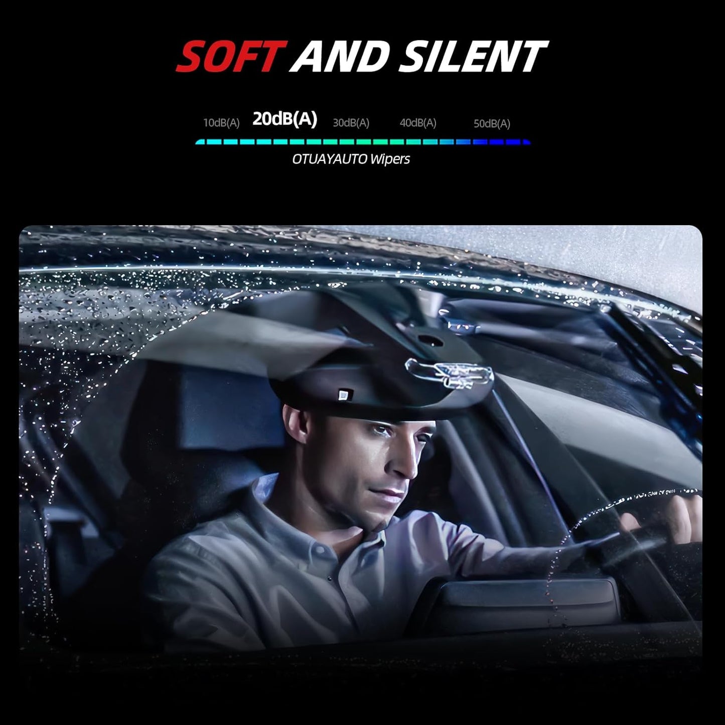 OTUAYAUTO Premium Windshield Wiper Blades - Replacement for Toyota Prius 2016-2023 - Precision Fit, All-Weather Performance, Front and Rear Wiper Blades, Top Lock - 28"+16"+16" (Pack of 3)