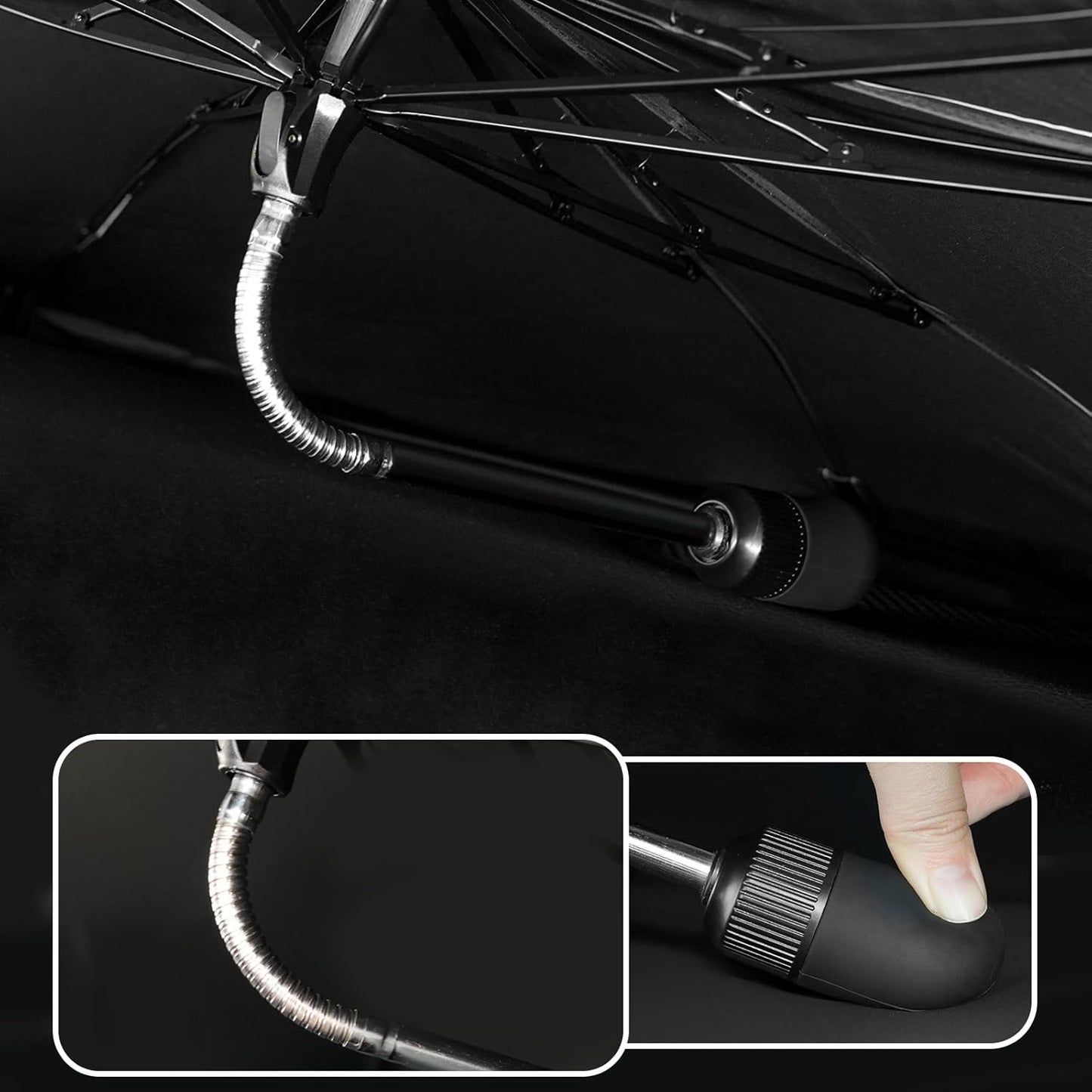 Umbrella Sunshade for Toyota Corolla Accessories 2025, Foldable Windshield Cover Sun Shade Umbrella Visor with UV Block Windshield Heat Insulation Protection (for Toyota Corolla 2020-2025)