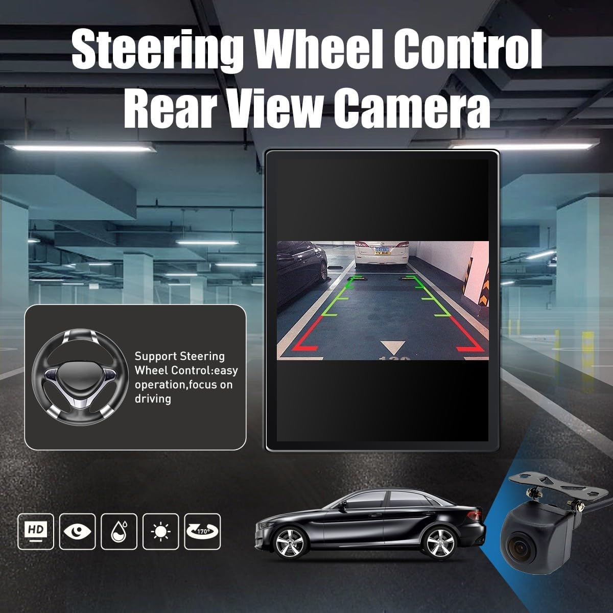 Kunfine Tesla Style Car CarPlay Android Auto Navigation Stereo GPS Radio Reverse Camera 9.7" IPS Touchscreen Headunit Tablet Media Player For Peugeot 301 2013-2022 if Applicable Quad Core 2G+32G Basic