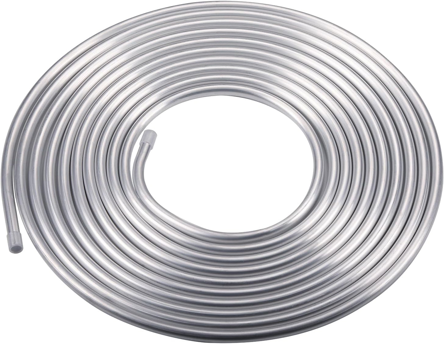 5/8" OD Aluminum Hard Fuel Line Hardline Tube Tubing Coil 25 Feet Roll