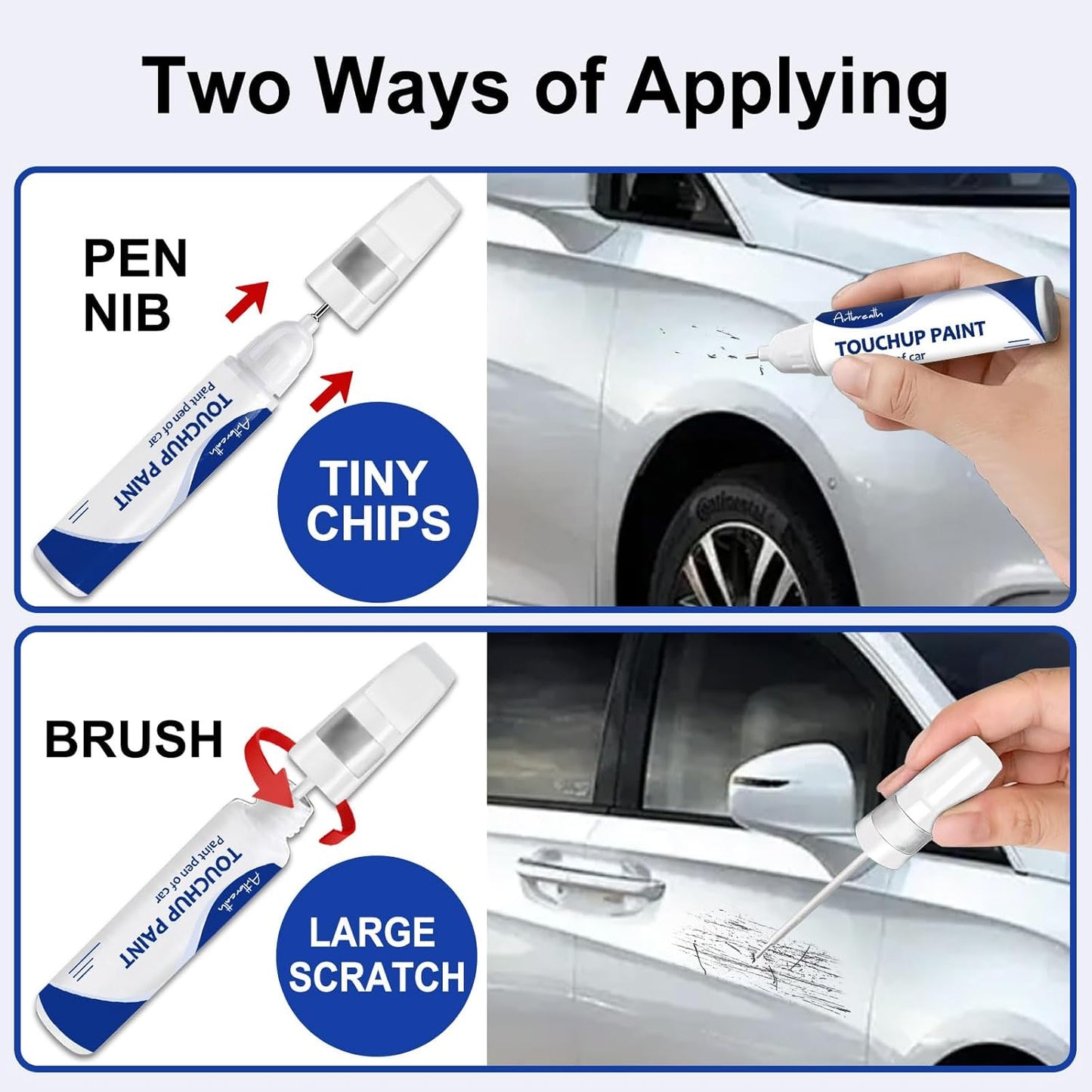 Fusion Black(FSB) Touch Up Paint for Kia-Exact Match–Chips and Nicks Car Paint Scratch Repair Kit Automotive Paint Pen for Forte/K5/Optima-models/Seltos/Sorento/Telluride