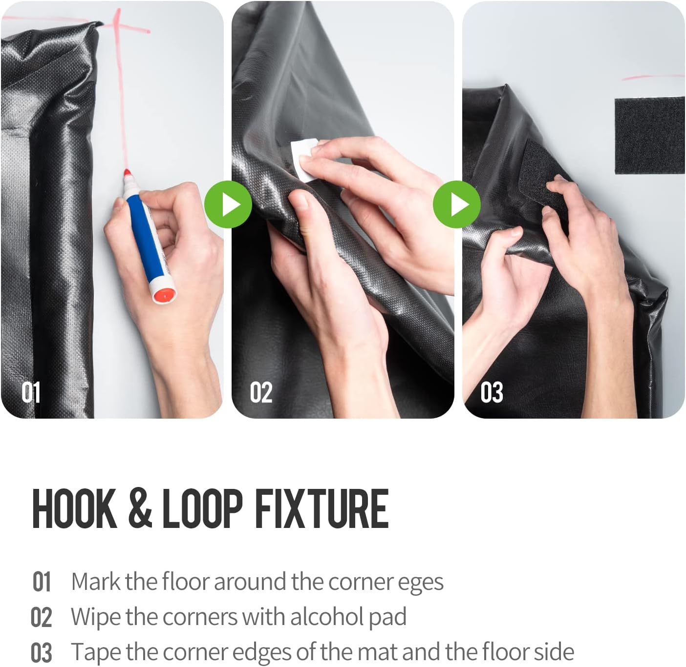 WELKIN Containment Mat,(8'6" x 20'),Non-Slip Garage Floor Mat - Heavy Duty Waterproof Protection from Snow, Rain and Mud for Cars