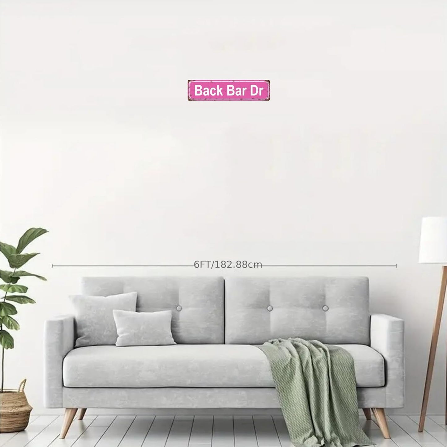 Back Bar Dr Space Vintage Metal Tin Sign, Street Sign, Home Decor, Room Decor, Wall Decor, Bathroom Decor, Bar Decor, Cafe Decor, Garage Decor, 16 x 4 Inch