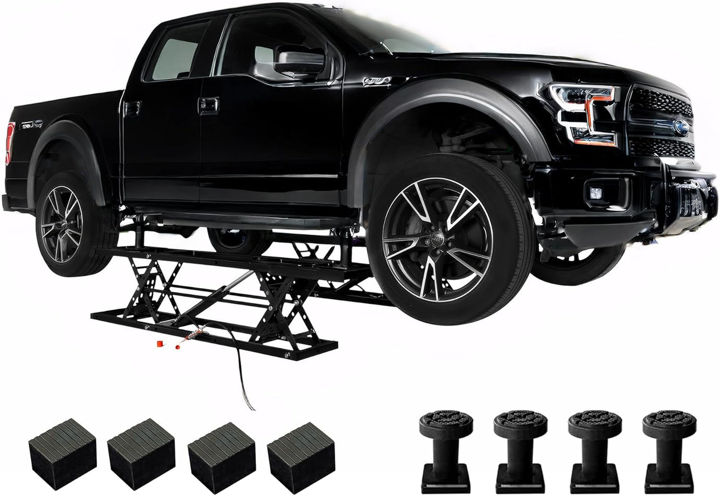 Jocisland Portable Car Lift, Capable of Lifting 7000 LBS Quick Jack with a Maximum Height of 28", Car Lifts for Home Garage and Shop