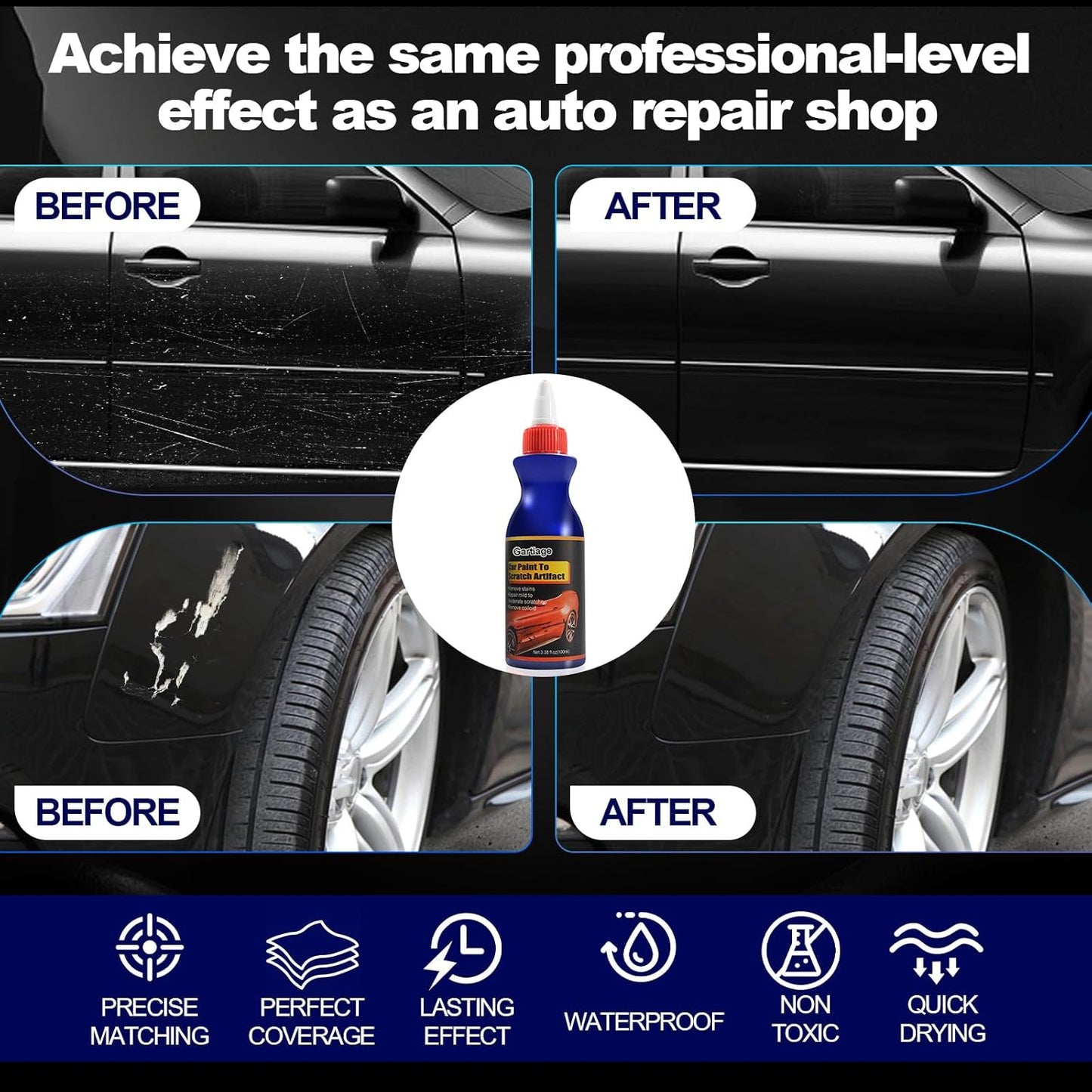 2025 New Car Scratch Remover for Vehicles, Car Paint Scratch Repair, Car Scratch Remover for Deep Scratches, Car Scratch Repair (1PCS)