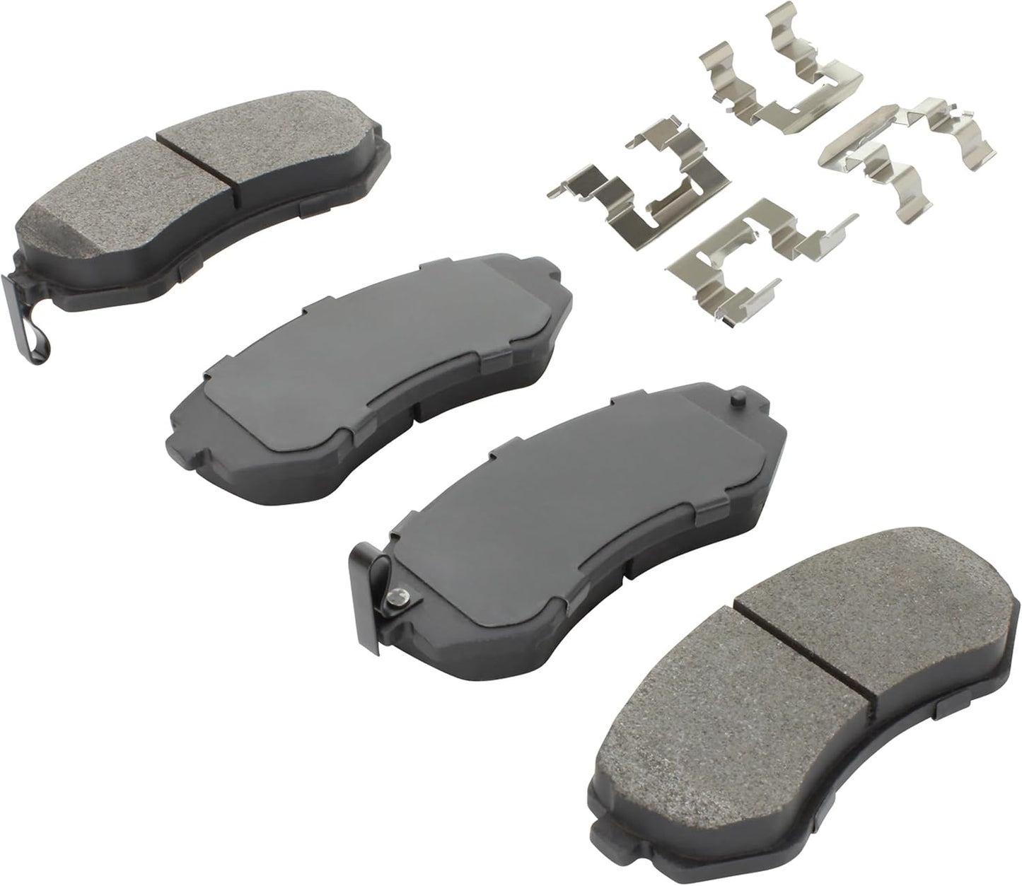 Premium Semi-Metallic Front Brake Pads (1001-0422M) Compatible with Nissan 240SX 1989-1996