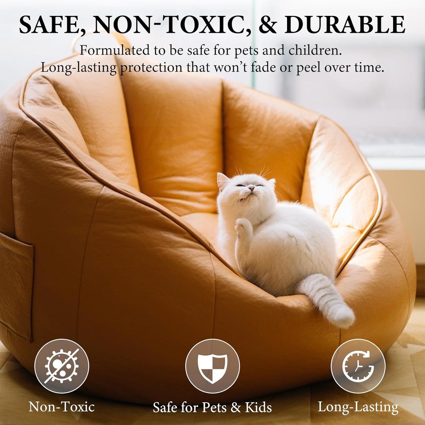 Leather Recoloring Balm Leather Color Restorer Scratch Repair Leather Paint for Furniture Couches Car Seats Shoes Bags Leather Dye and Restorer Restores Faded and Scratched Leather-White