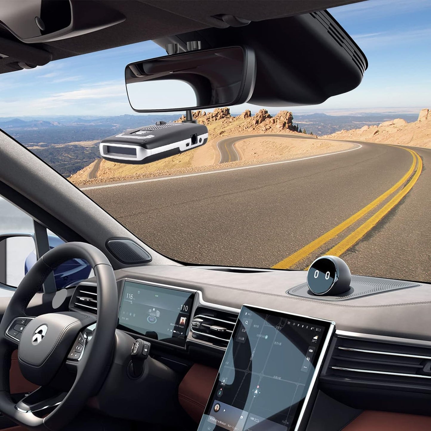 Radar Detector Mount,Rearview Mirror Stem Radar Detector Mount,for Escort Max,Max2,MAX360 Radar (Not Compatible with MAX360C & MAX3,Not Suitable to Radar Mount with Magnetic Connection)