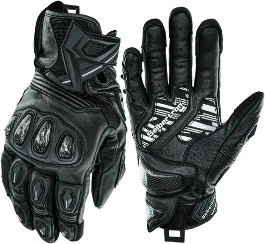 Seibertron SPS Series Touchscreen Motorcycle Motocross BMX ATV MTB Bicycle Cycling Full or Half Finger Gloves Adult and Youth