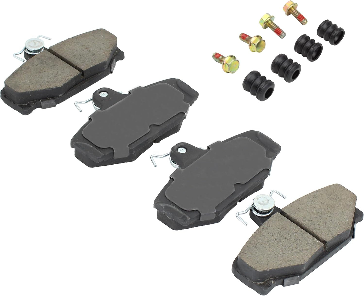 Premium Ceramic Rear Brake Pads (1001-0391C) Compatible with Volvo 760 1990-1988, 780 1991-1988, 940 1995-1991, 960 1997-1992, S90 1998-1997, V70 1999-1998, V90 1998-1997