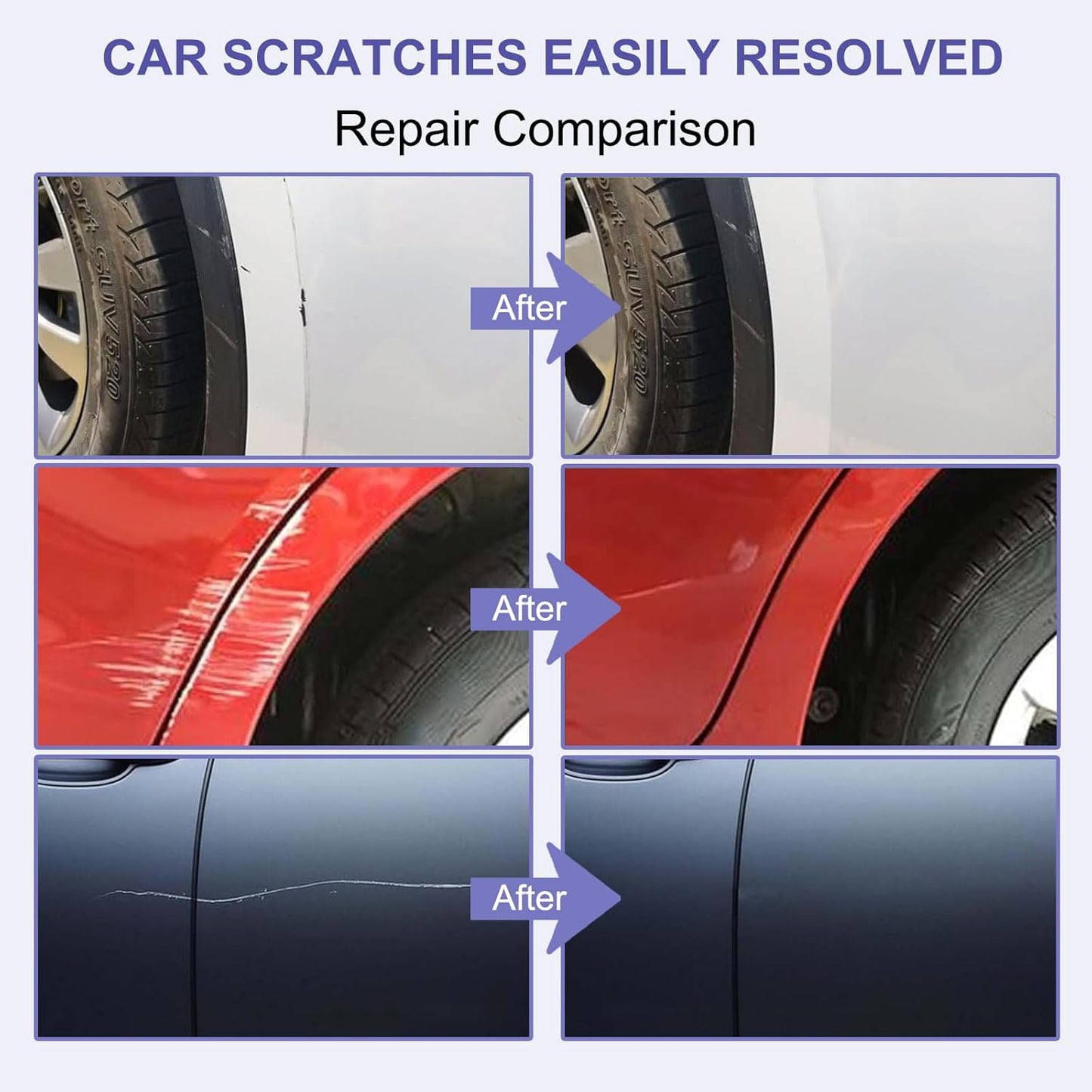 Touch Up Paint for Mercedes Benz Polar White (149/9149)-Exact Match–Chips and Nicks TouchUp Paint Pen Scratch Repair Car Accessories Car Paint Pen for Erase Car Scratches