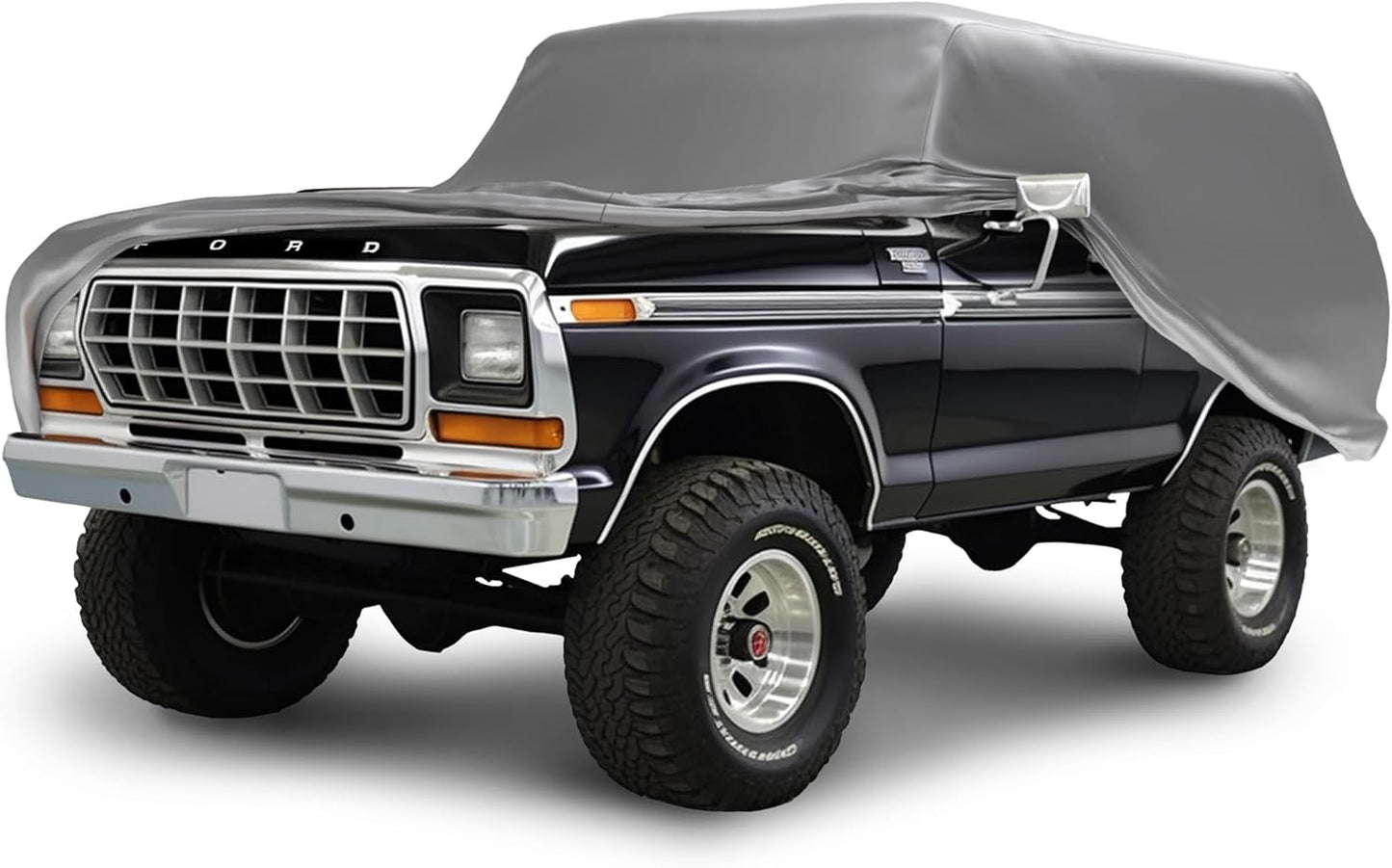 Car Covers Weatherproof Max SUV Cover & Warranty Compatible with Ford 1978-1979 Bronco 2nd Gen- Outdoor Cover Theft Cable Lock SUV Accessories Better Than Waterproof