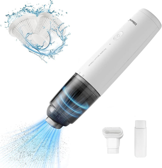 Mini Vacuum Cleaner Cordless, Portable Keyboard Vacuum Cleaner, Wireless Handheld Car Vacuum with 9000 Pa, High Power Rechargeable 2 Speeds, Lightweight Vacuum for Car, Home, Office, Pet