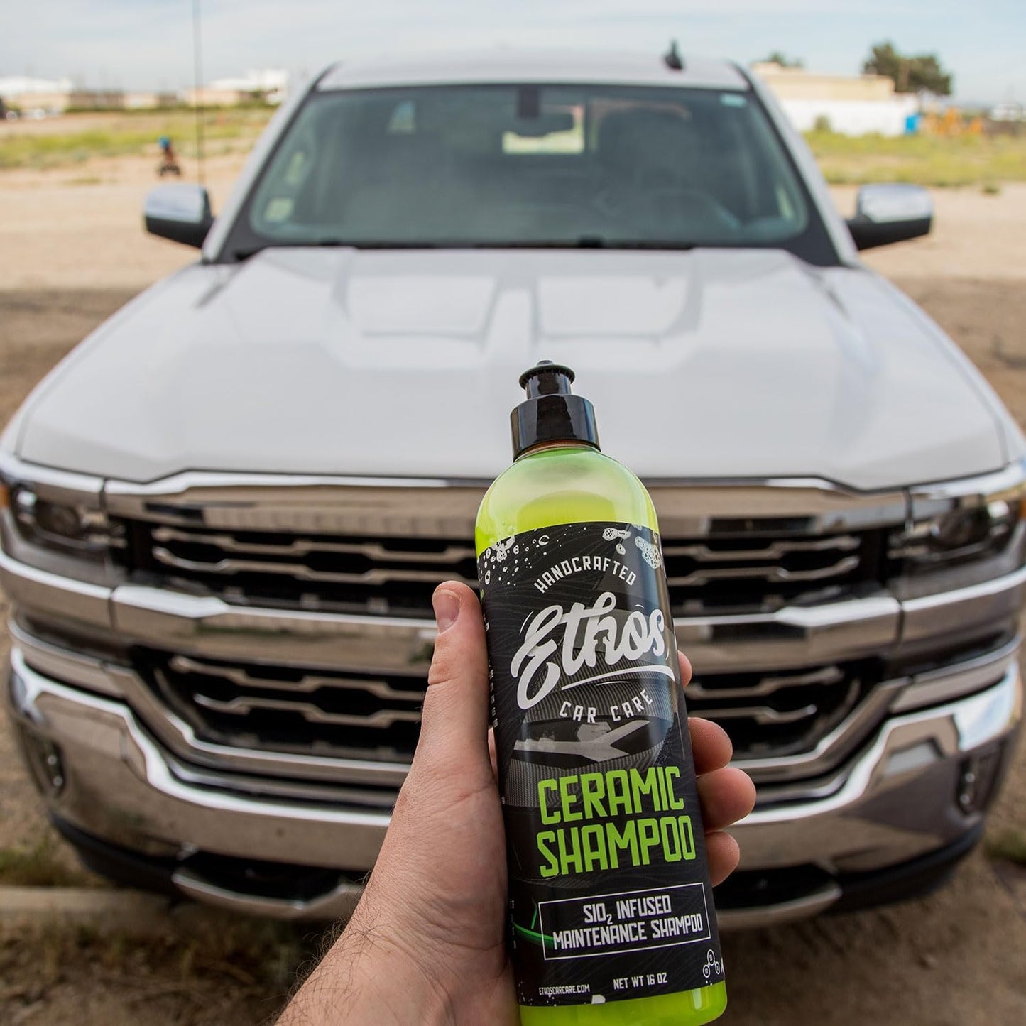 Ceramic Car Shampoo - Car Wash For Ceramic Coatings - Car Wash Soap - Adds Hydrophobic Protection | Enhances Ceramic Coatings, Waxes Or Sealants | Incredible Shine