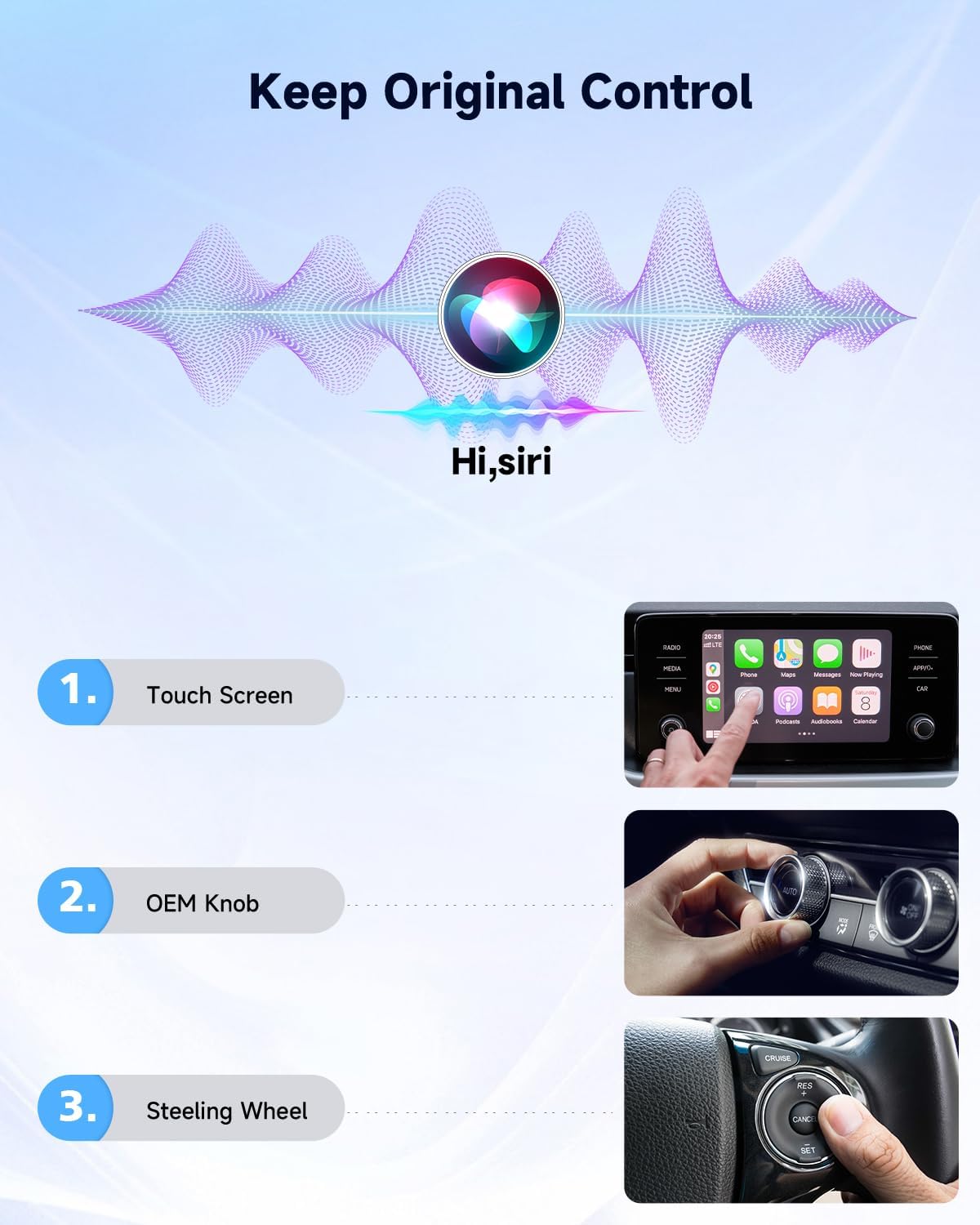 Spedal Wireless CarPlay Adapter for Factory Wired CarPlay – Plug & Play, Auto Reconnect, Mini Metal Design with USB-A & USB-C Cables – Compatible with iPhone 6+ and Cars from 2016 (Red)